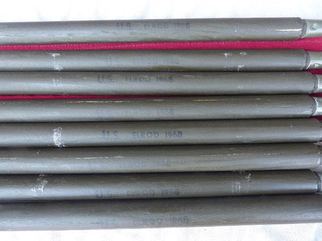 1968” 米軍実物 ナム戦 デッド!　テントポール　8本セット 軍幕