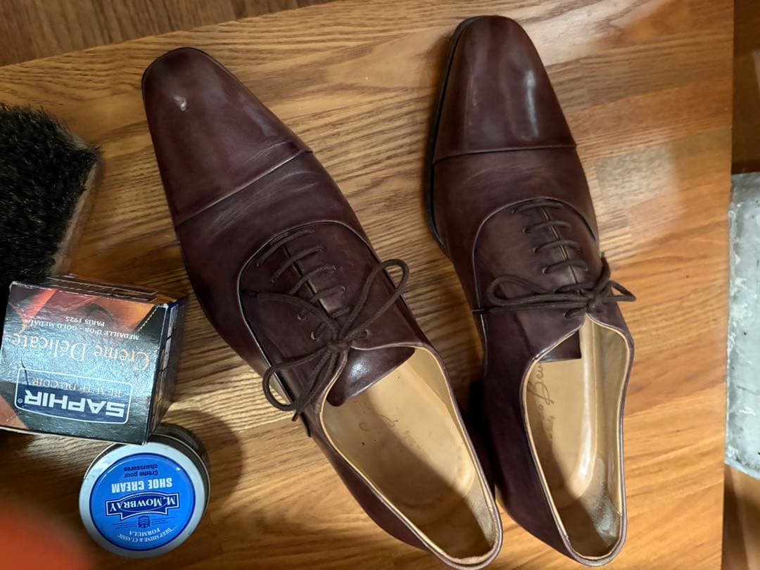 ★★ フランチェスコベニーニョ　ブラウン　 ストレートチップ　美品　★★