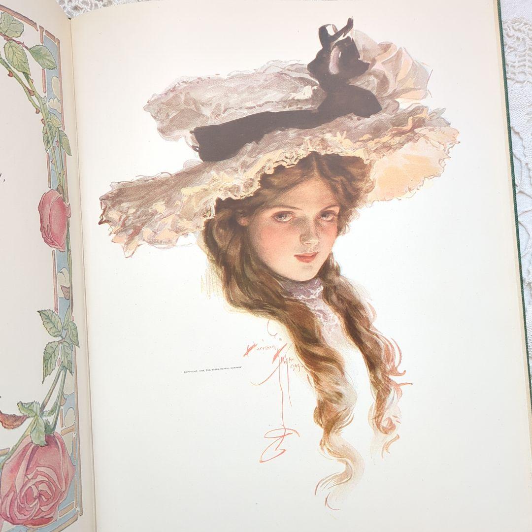 稀少1909年アンティーク 画集 洋書 絵本 児童書 ヴィクトリアン ヴンテージ