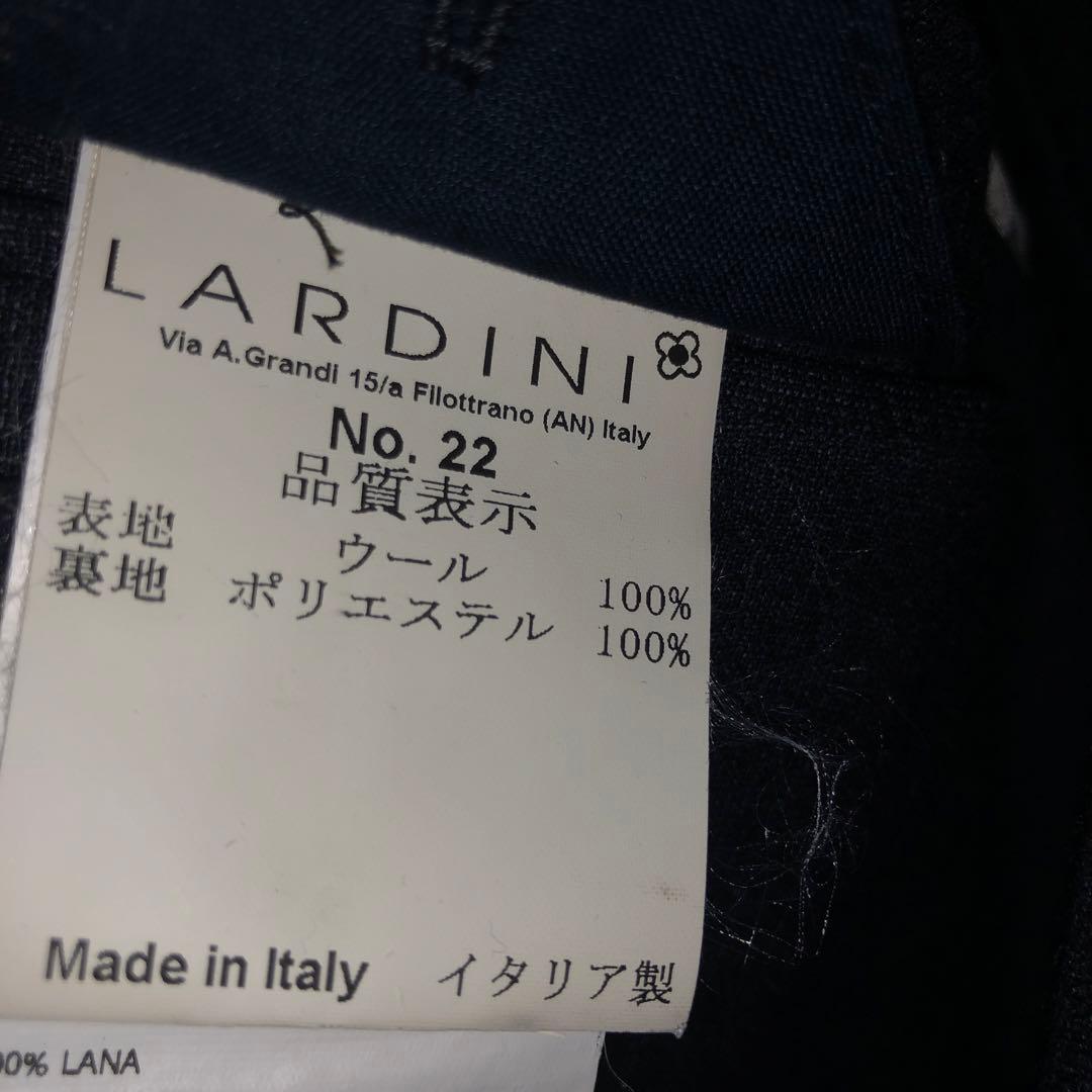 LARDINI ネイビーモヘアスーツ 42