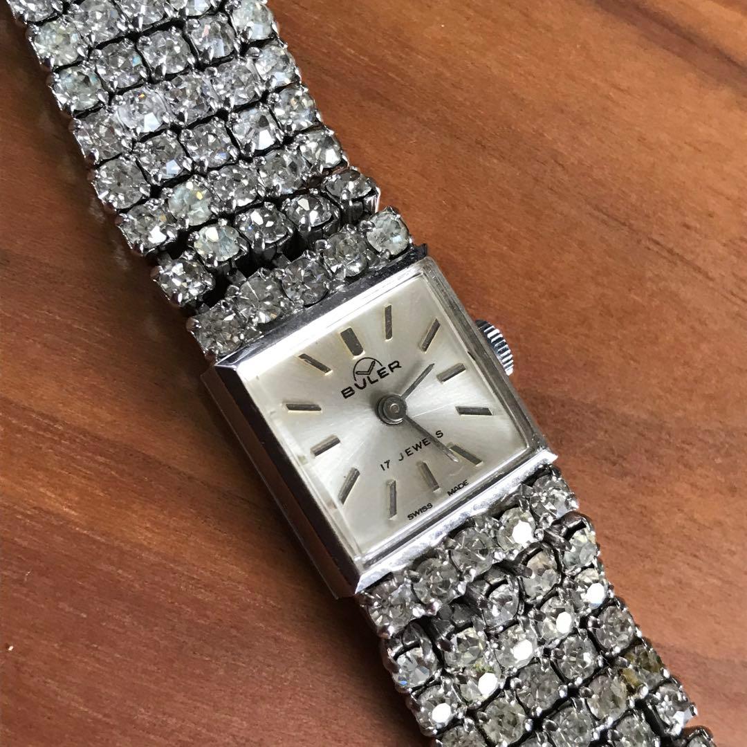 希少! BULER SWISS オシャレな 手巻き レディース 腕時計