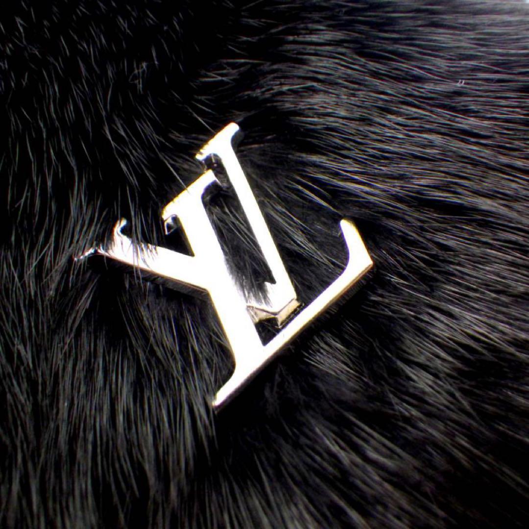 美品　ルイヴィトン　モノグラムリバース　ミンクスカーフLV MINK FUR