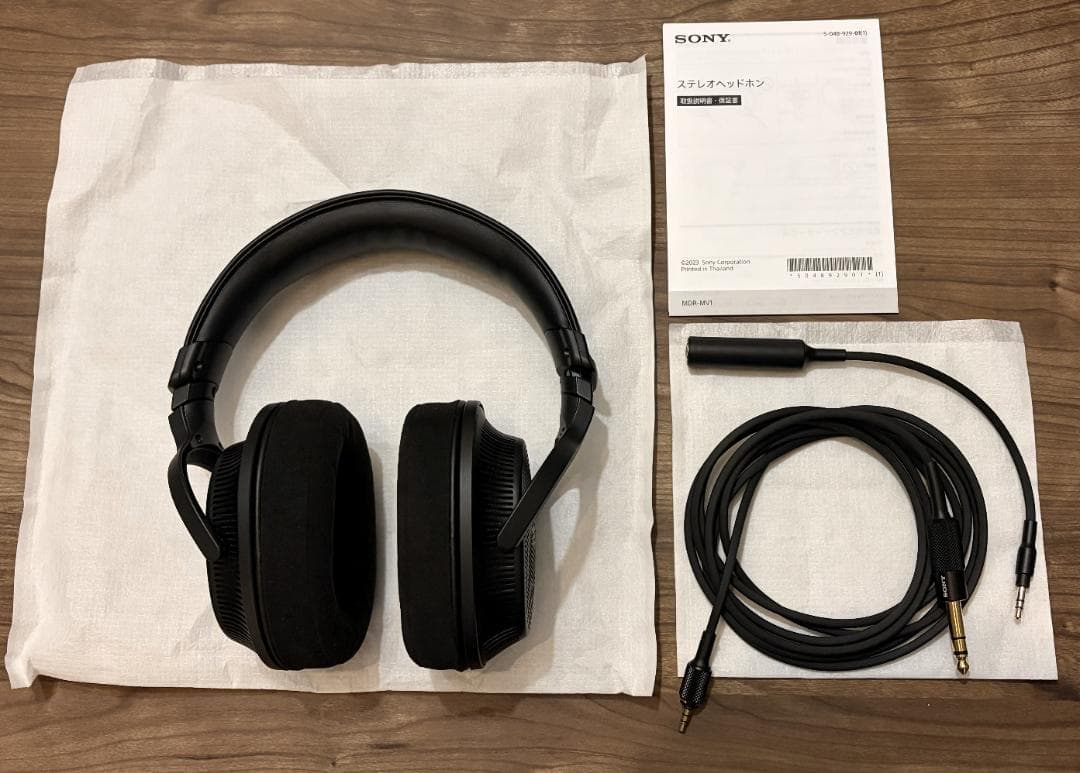 SONY MDR-MV1 イヤーパッド洗浄済み
