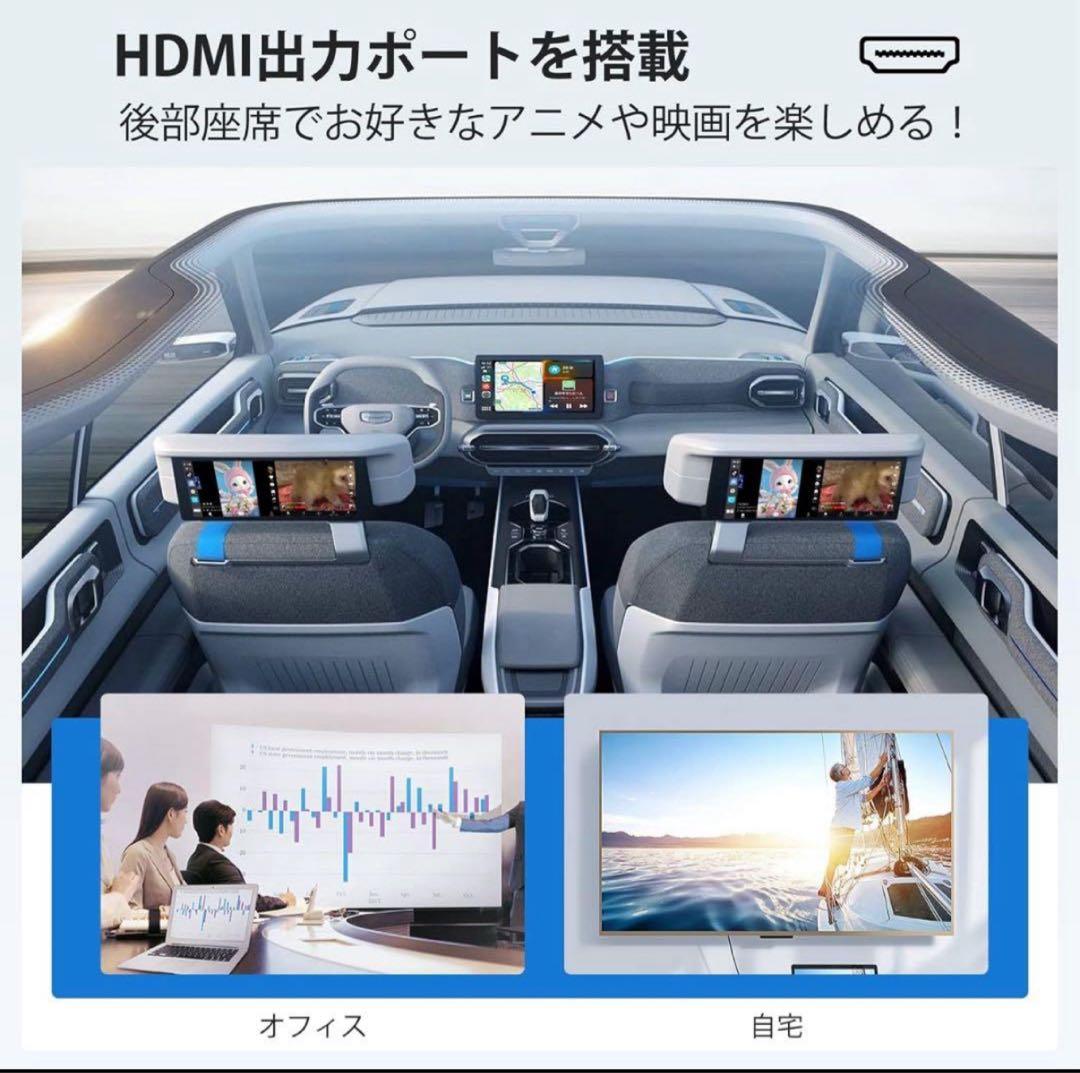Herilary C8 CarPlay AI Boxワイヤレス　HDMI出力