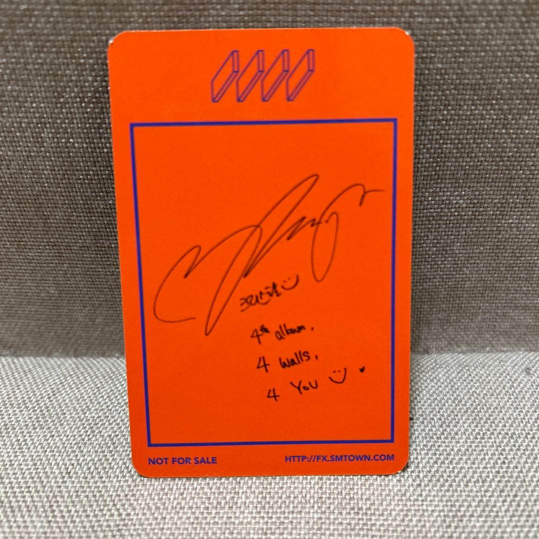 f(x) 「 4 Walls 」 ビクトリアver. トレカ クリスタル