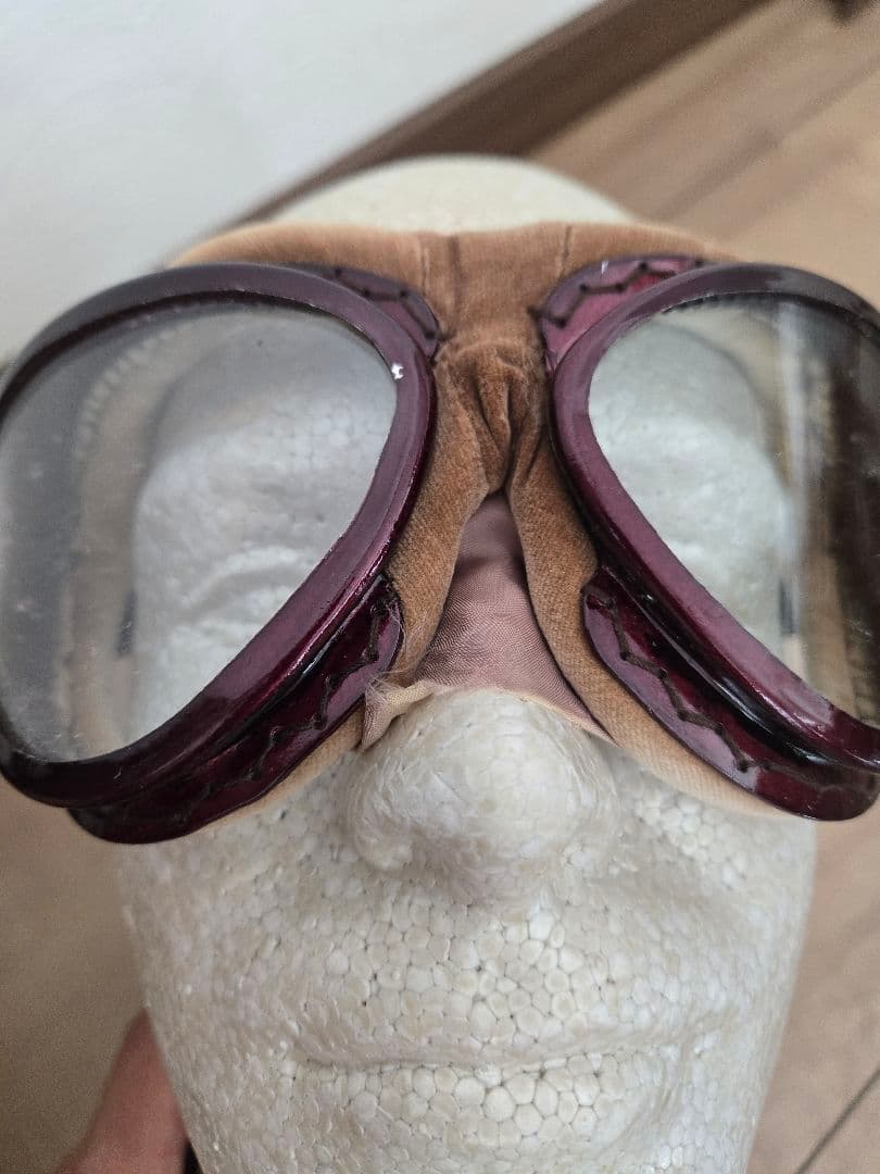 日本陸軍/海軍航空隊　鷲の目ゴーグル(戦後製造品)　山本製