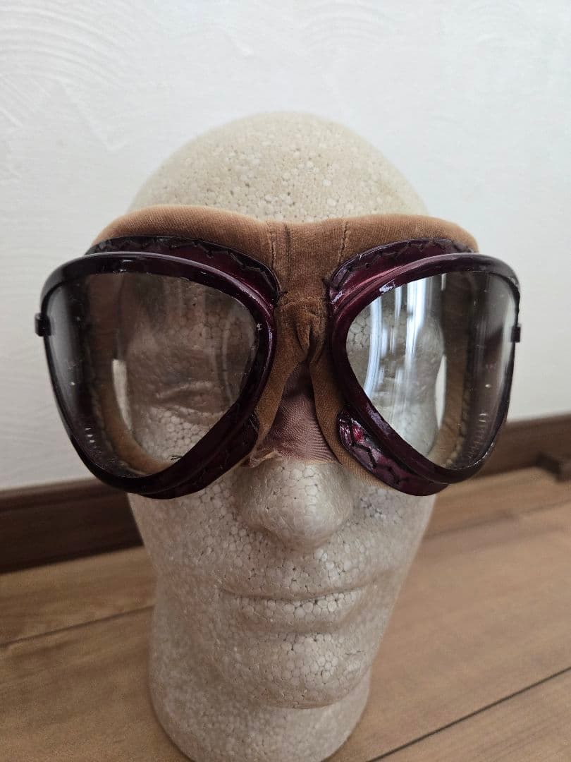 日本陸軍/海軍航空隊　鷲の目ゴーグル(戦後製造品)　山本製