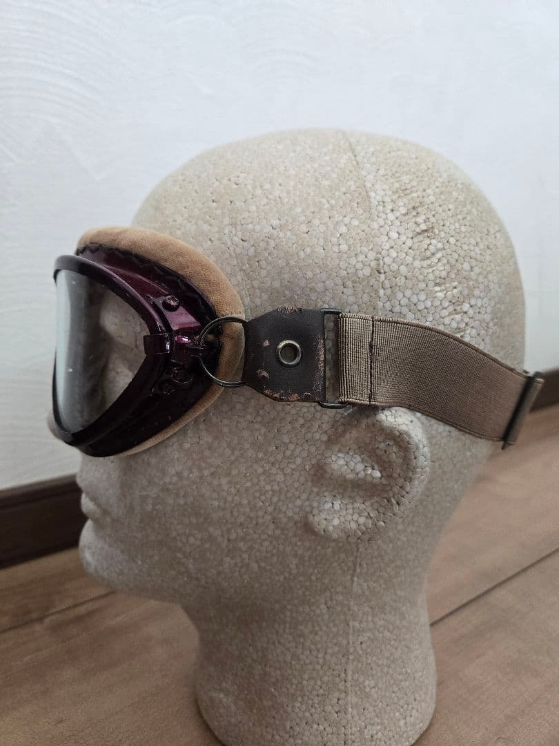 日本陸軍/海軍航空隊　鷲の目ゴーグル(戦後製造品)　山本製