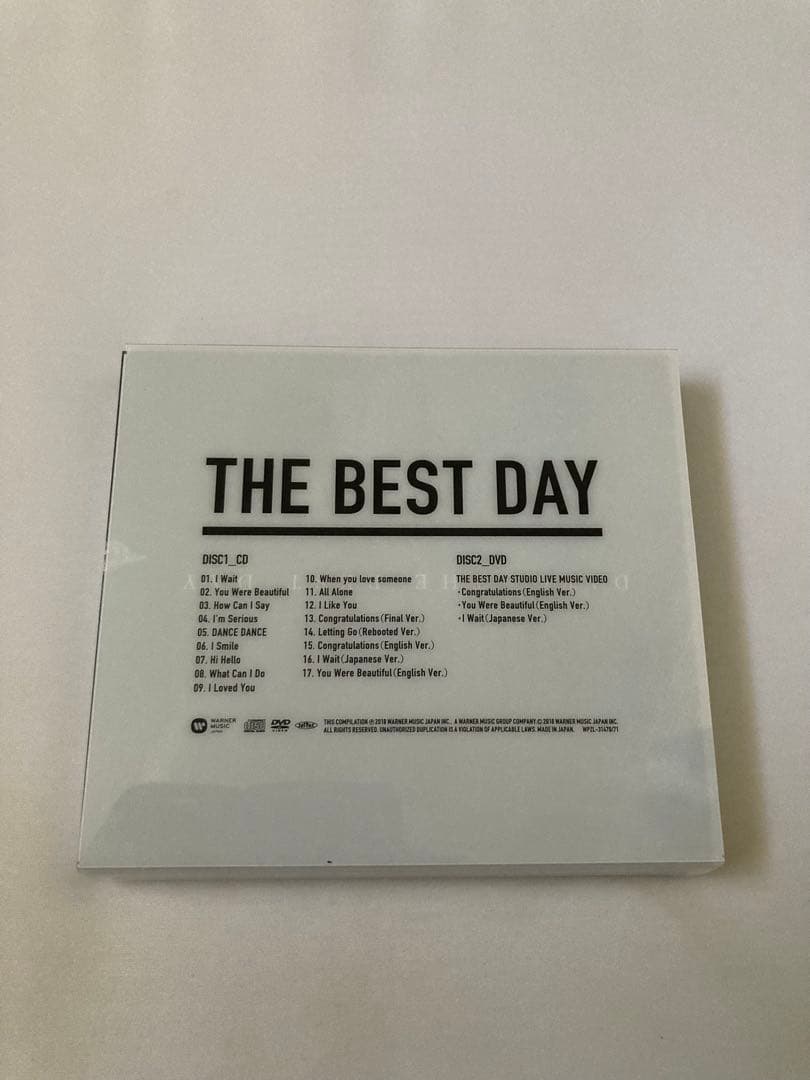 DAY6 THE BEST DAY 初回限定盤　CD+DVD