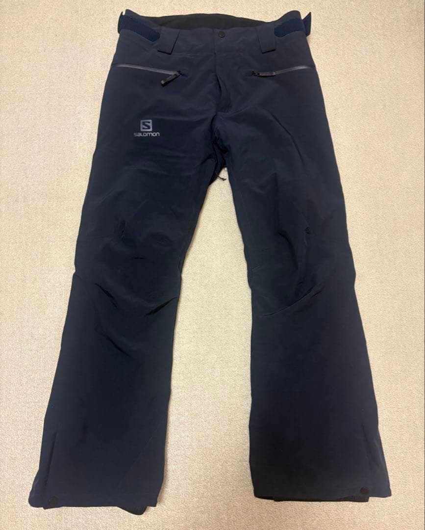 お値下げ【美品】Salomon スキー　スノボ　パンツ　ネイビー