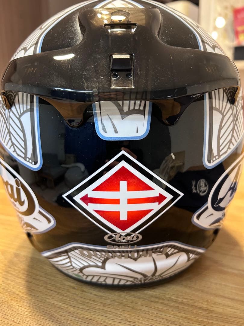 Araiヘルメット中野真矢モデル　レプリカQUANTUM-J XLサイズ