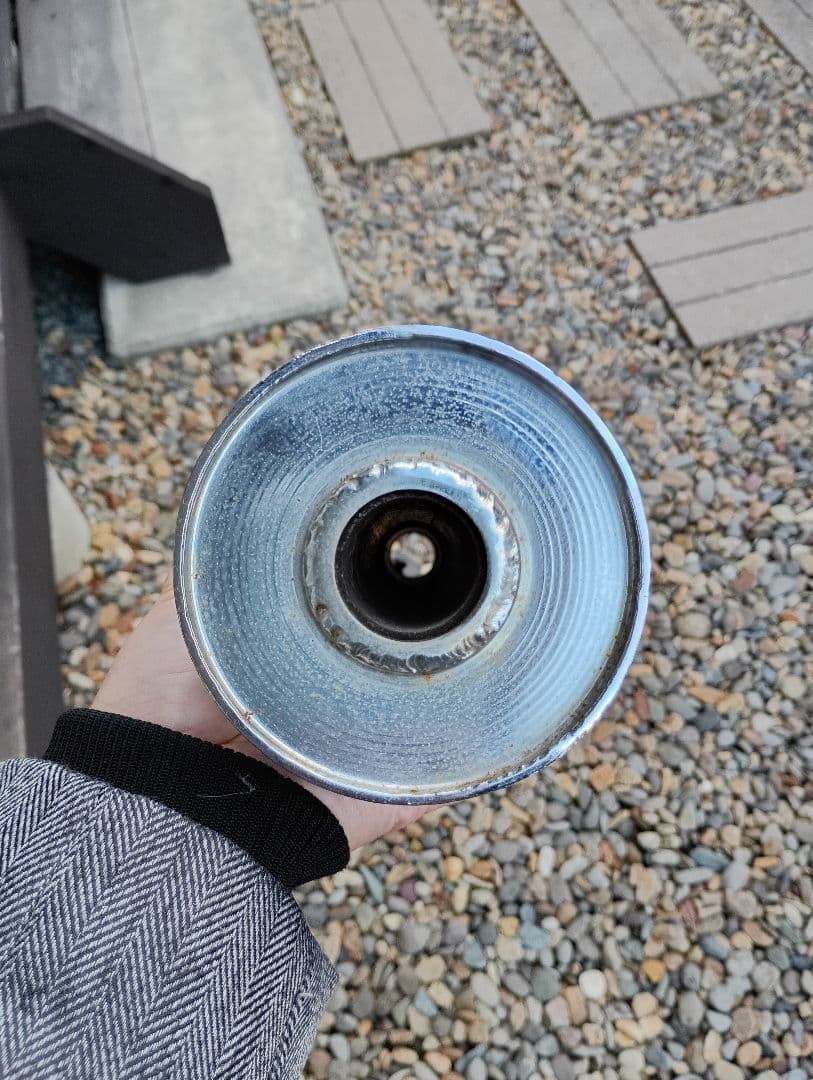 SR400 SR500　ショートメガホンマフラー　メーカー不明