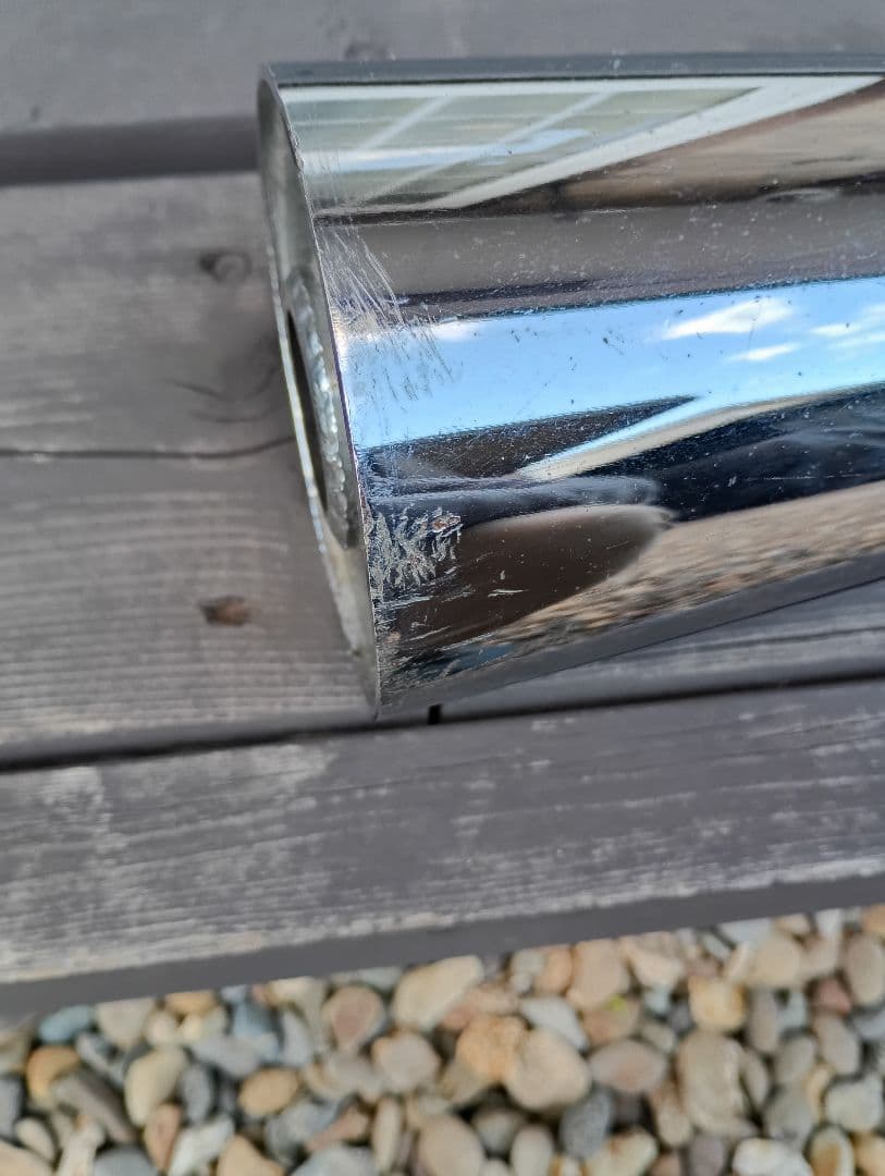 SR400 SR500　ショートメガホンマフラー　メーカー不明