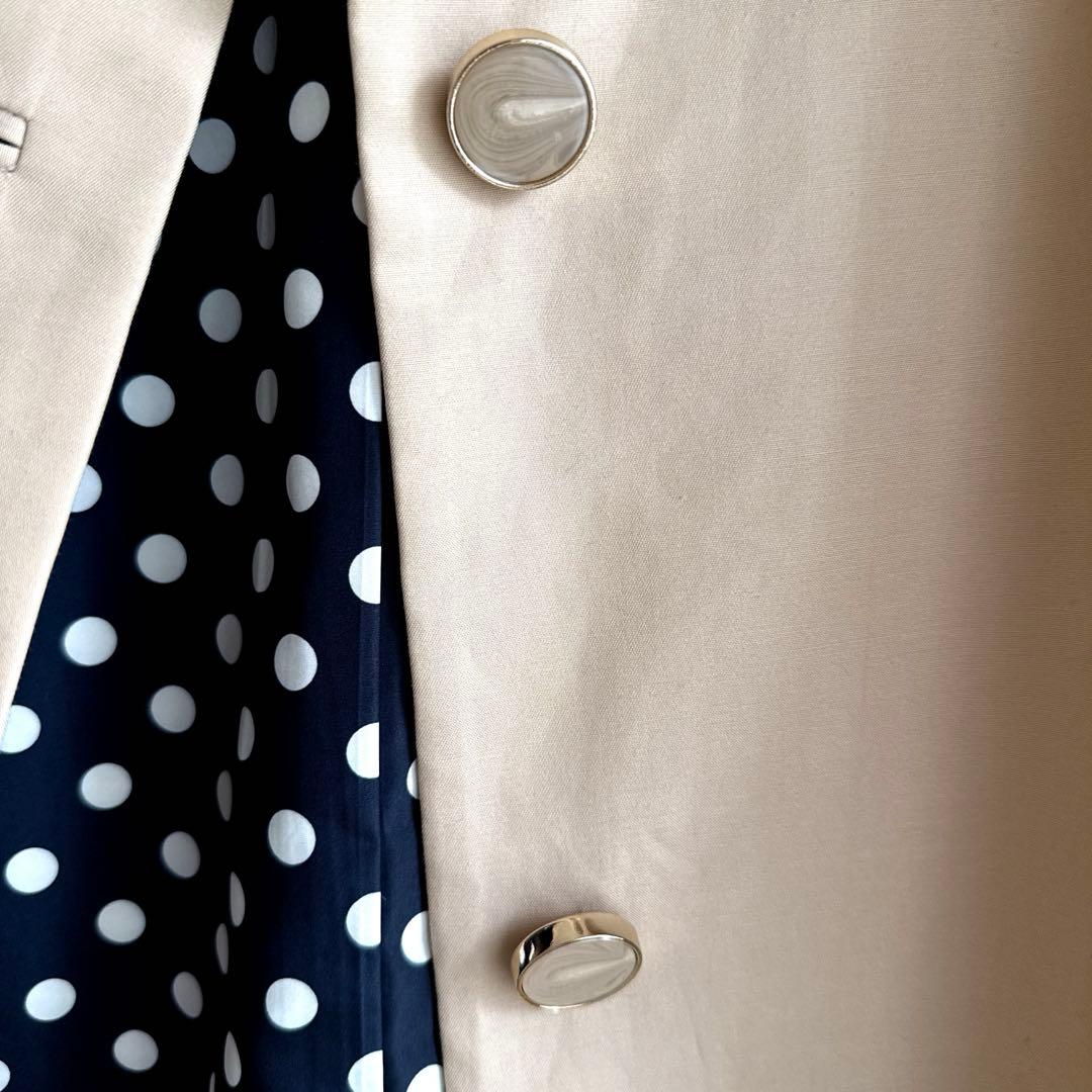 未使用KATE SPADE ベージュ ドロシー リボン トレンチコート