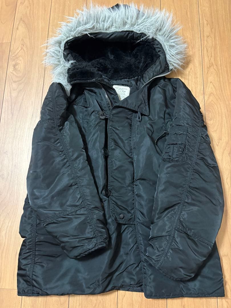 USA製 アルファ N-3B フライトジャケット ビンテージ 旧タグ ミリタリー