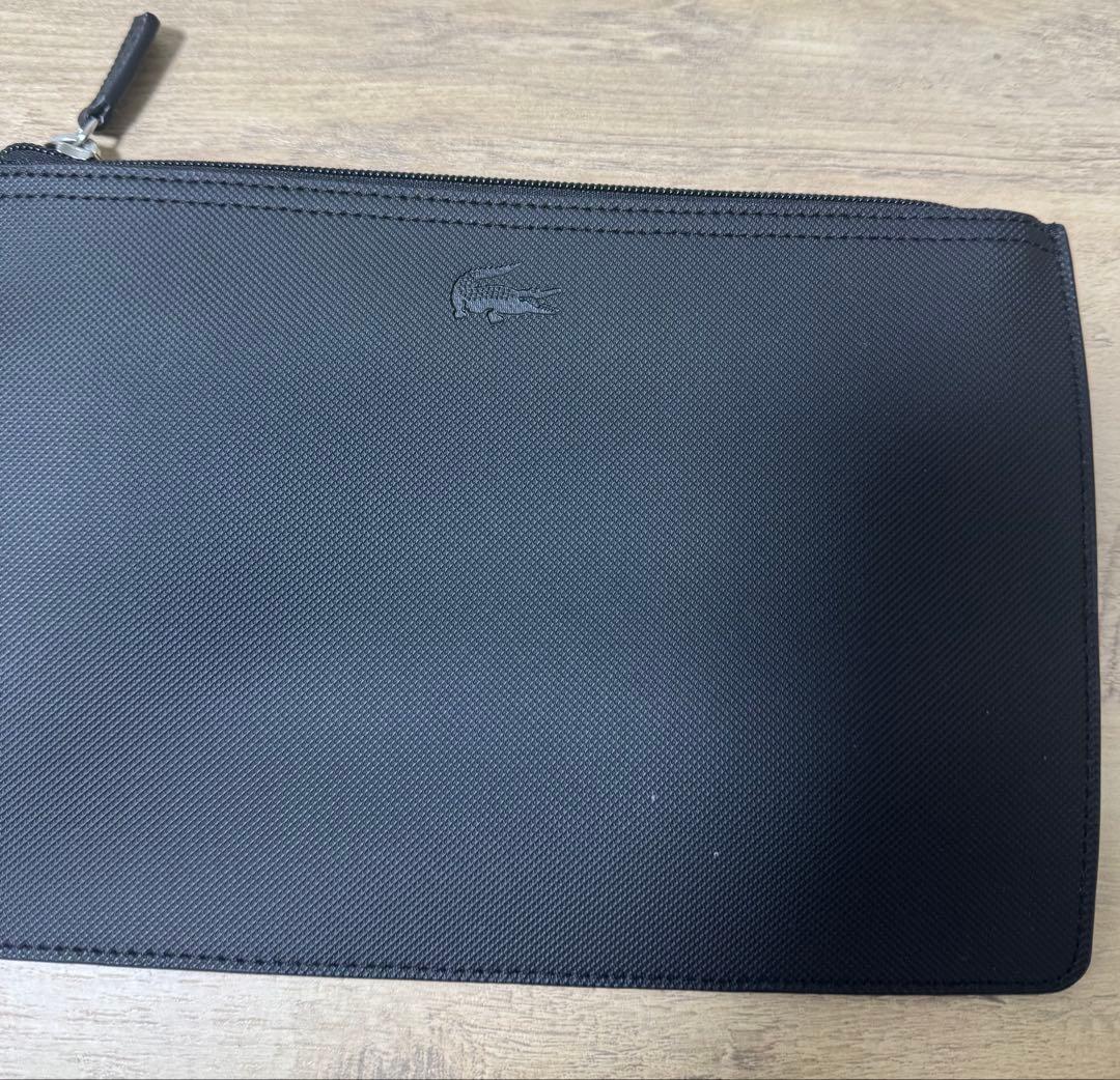 美品Lacoste リバーシブル　トートバッグA4可