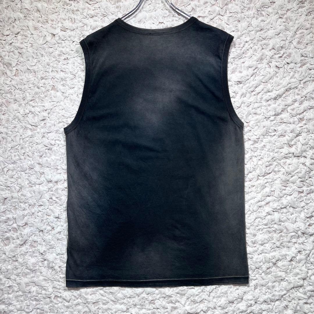 『パクゴヌク着用』　DIESEL タンクトップ　即完売　フェード　黒　XXL
