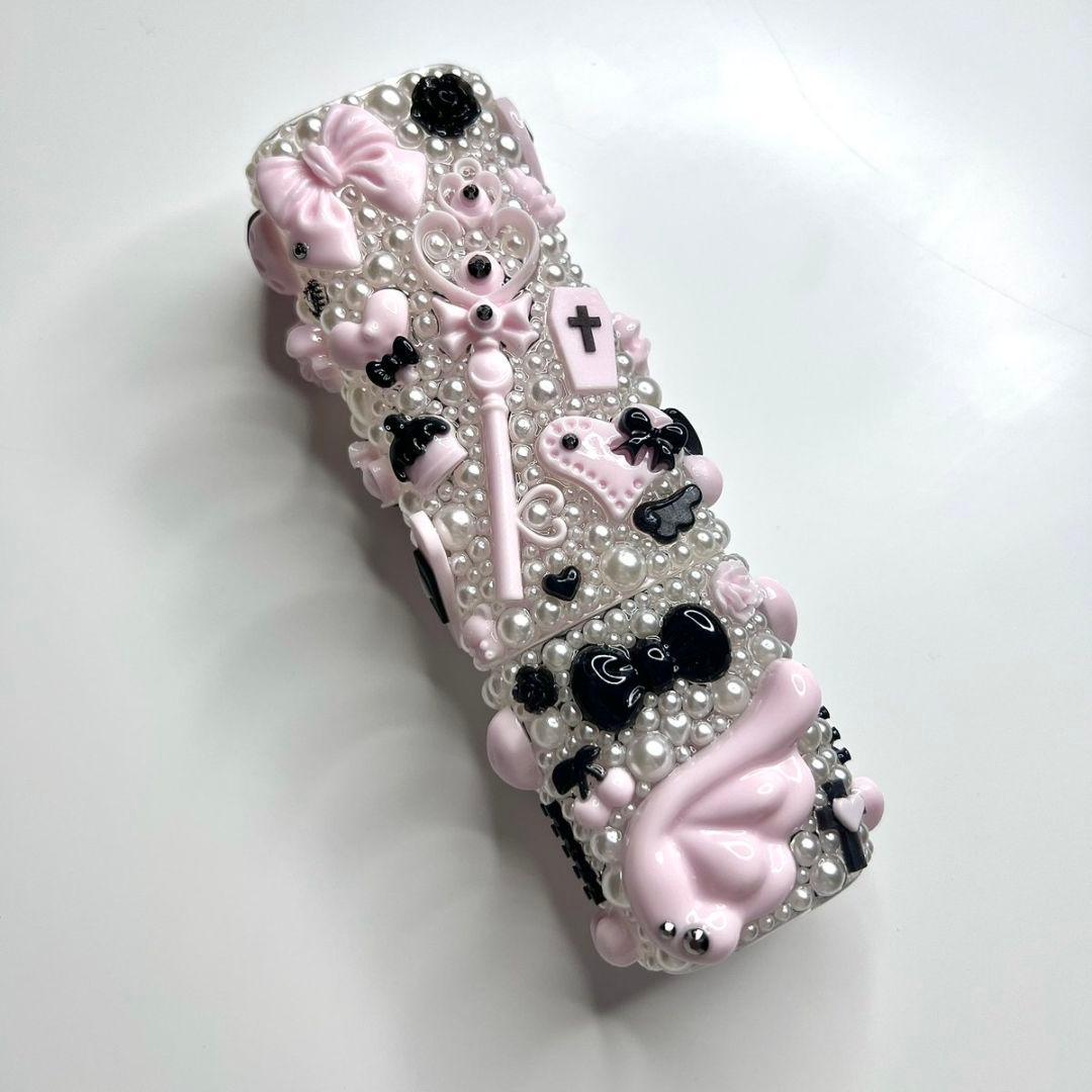 iQOS イルマワン デコケース 地雷系 量産型 黒ピンク