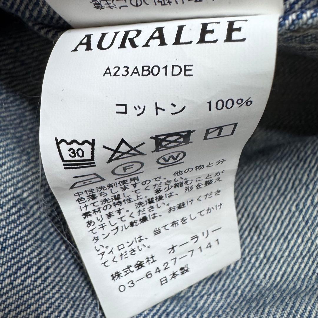 S*R様 オーラリー selvedge faded light denim bl