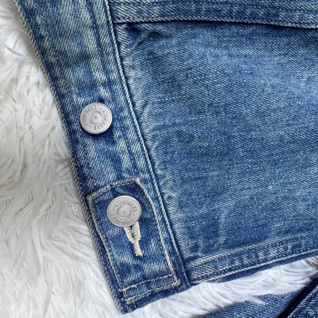 S*R様 オーラリー selvedge faded light denim bl