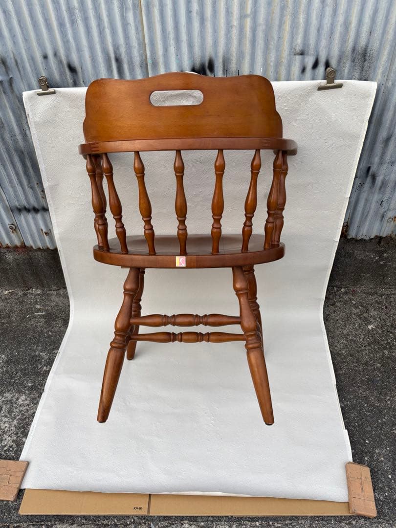 アンティークな飛騨産業 キツツキ ウィンザーチェアー　きれい　木製チェア　ラスト