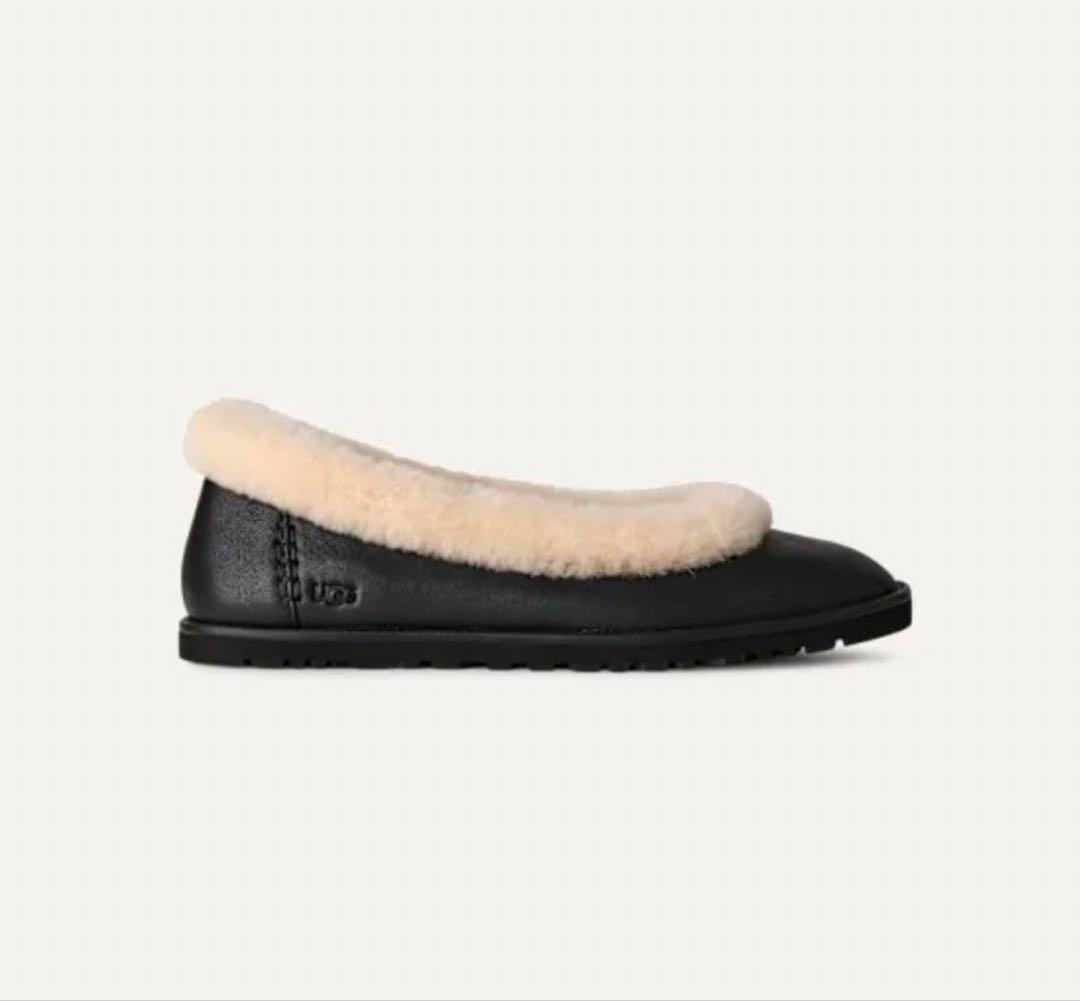 靴 UGG Zora Leather Ballet Flat 25cm