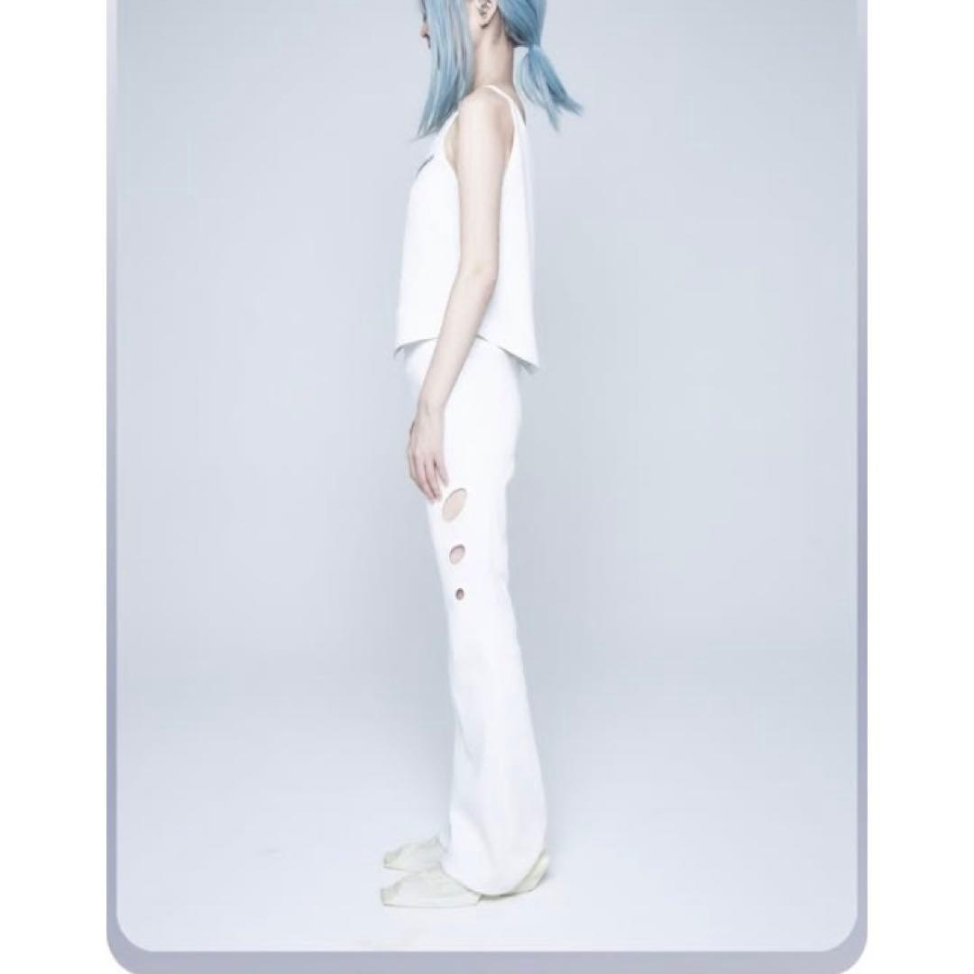 chloma フレアパンツ