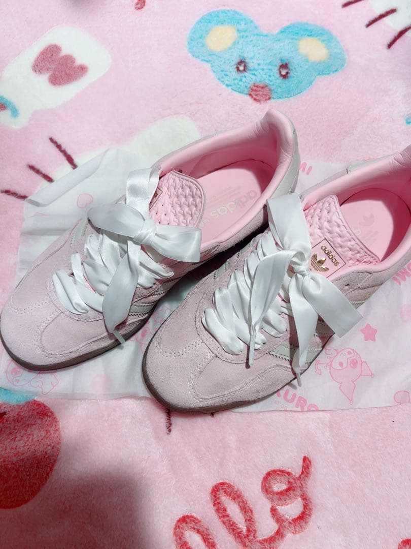 adidas GAZELLE INDOOR W 24.5 ピンク