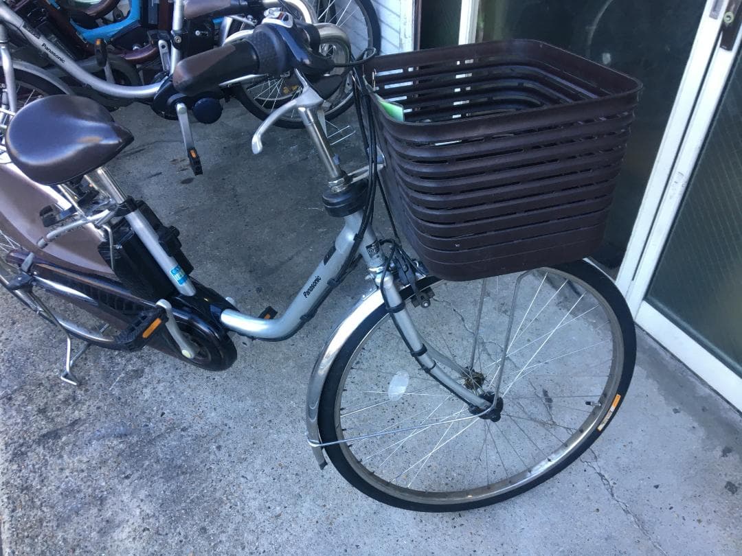 地域限定送料無料　ビビ　DX　16AH　子供乗せ　シルバー　神戸市　電動自転車