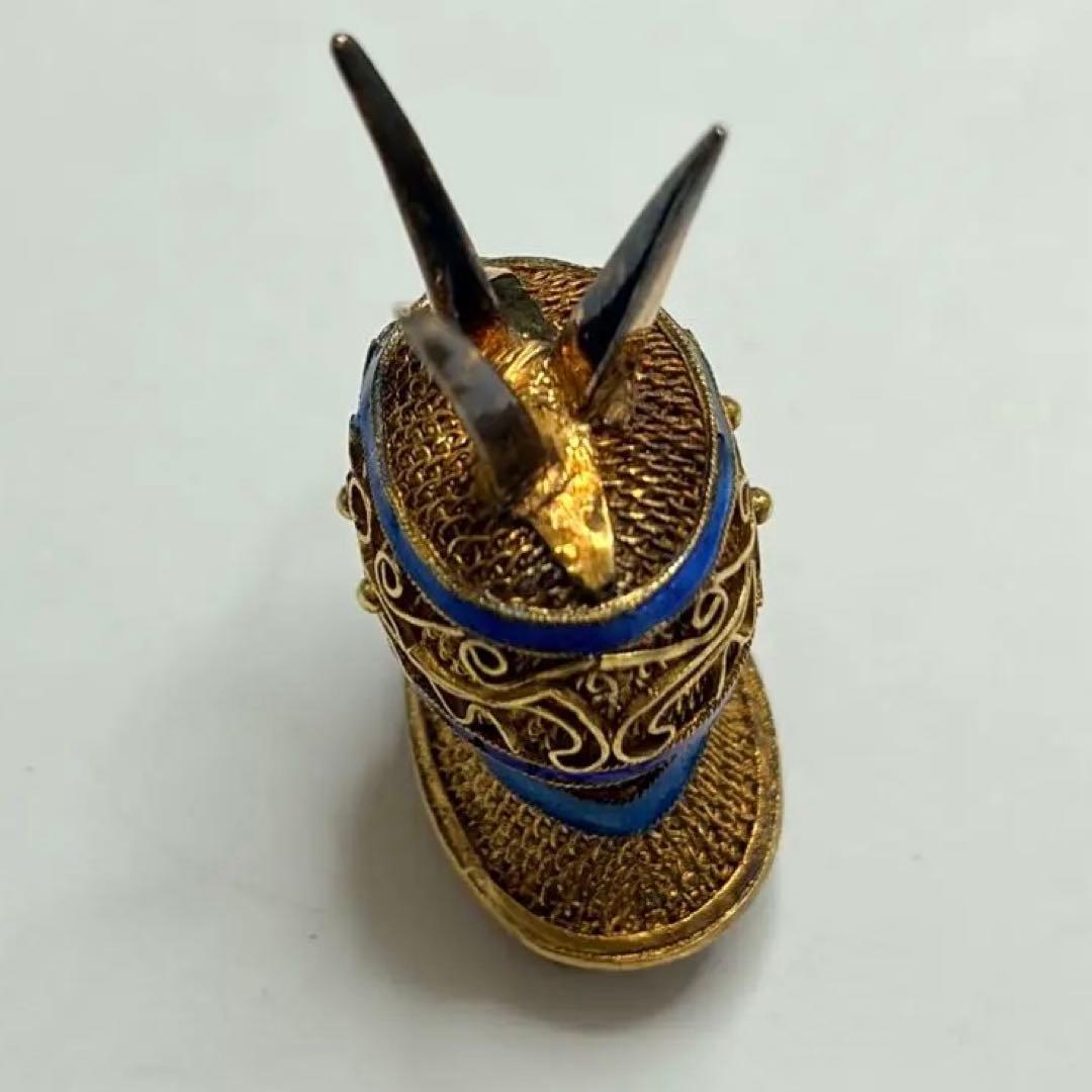 ヴィンテージ 1980年代 中国 SILVER 銀細工 七宝焼 ペンダントトップ