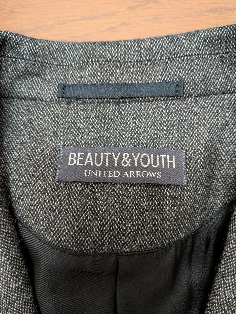 ビューティーアンドユース　ウール混紡スーツМ