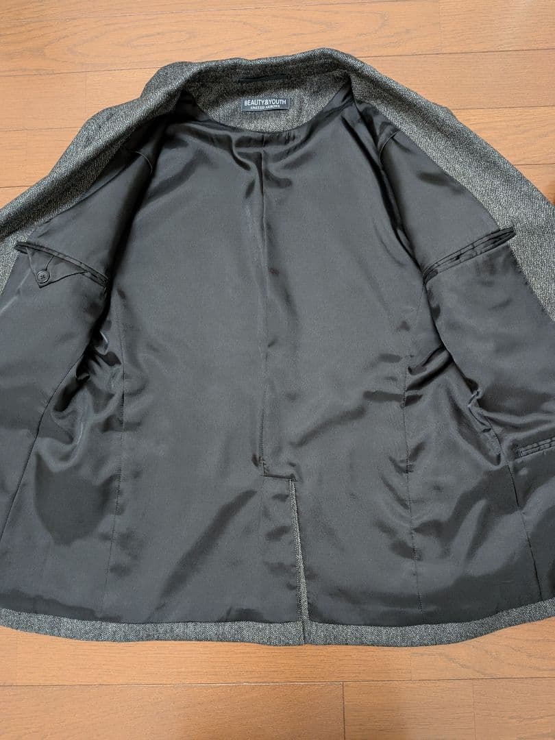 ビューティーアンドユース　ウール混紡スーツМ