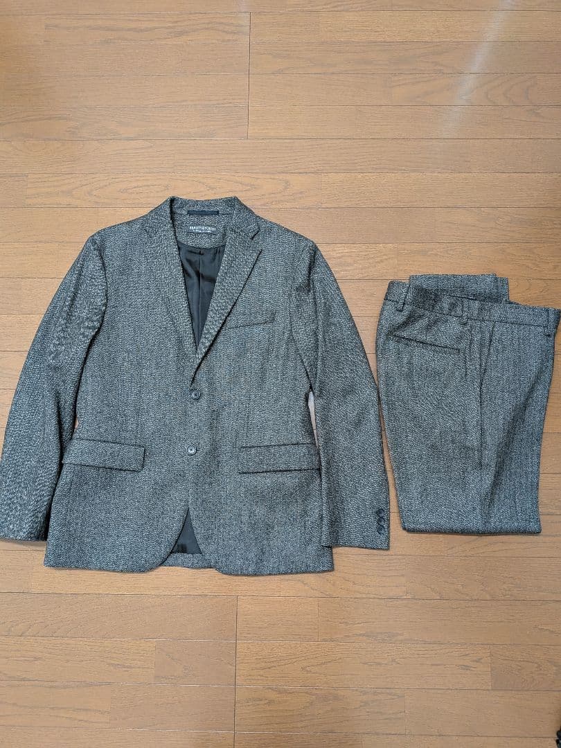 ビューティーアンドユース　ウール混紡スーツМ