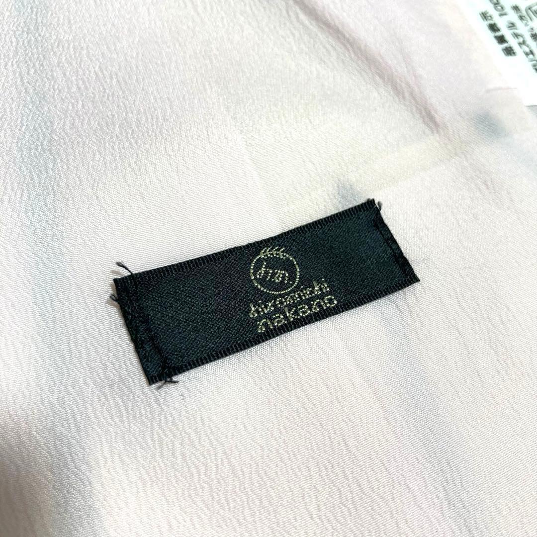 【美品✨】ヒロミチナカノ　洗える着物　小紋　惚色　縞　日本製　トールサイズ　R1