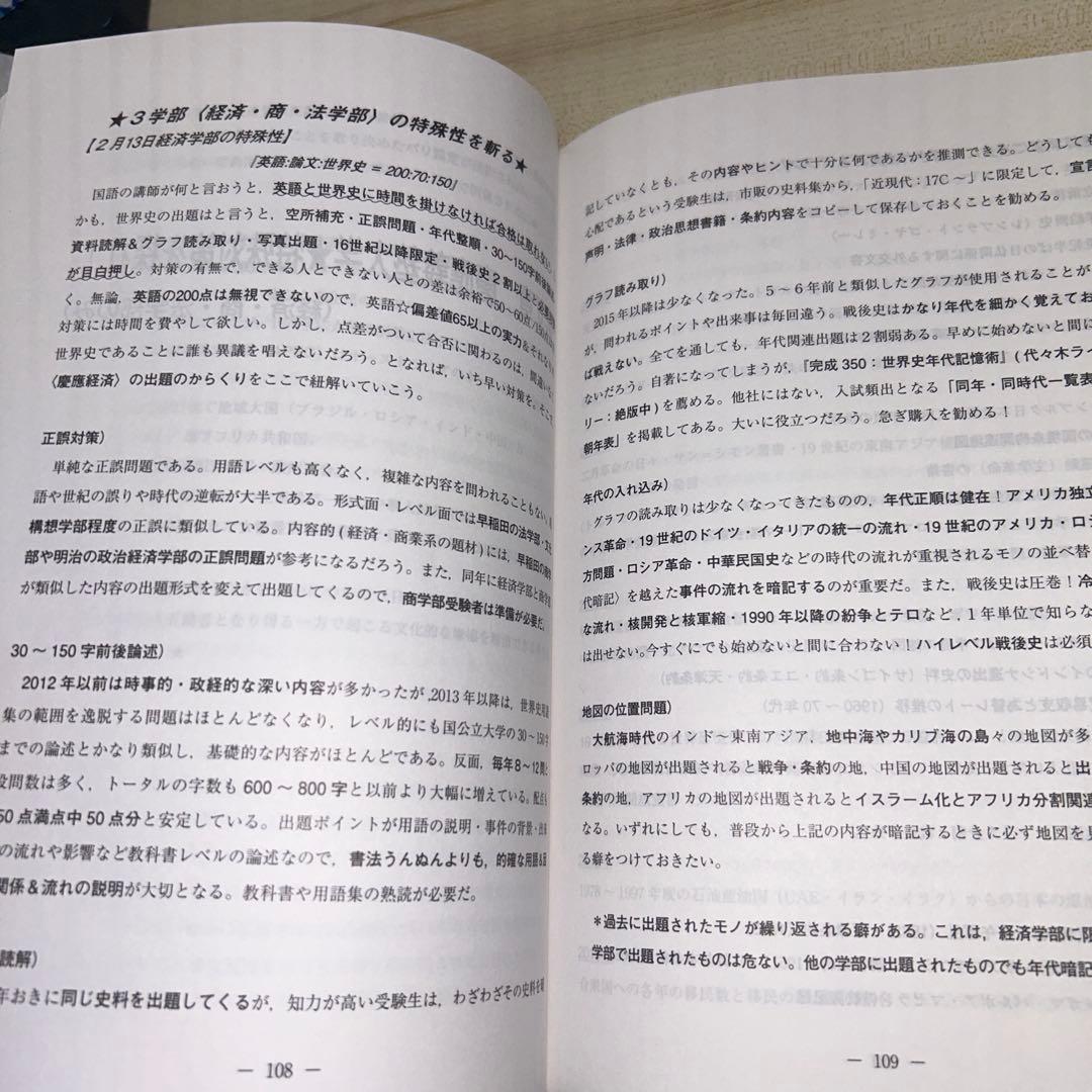 慶大世界史予想問題演習 2024/2025