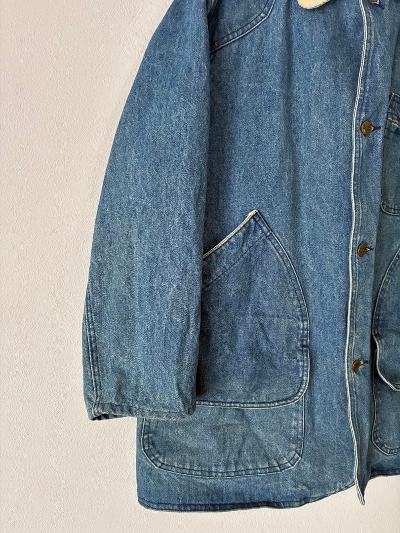 80's L.L.Bean デニムカバーオール　ハンティングジャケット　3WAY