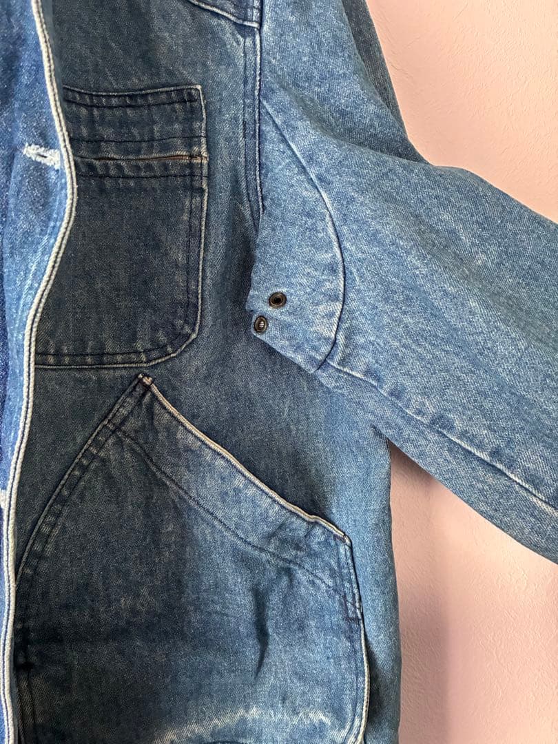 80's L.L.Bean デニムカバーオール　ハンティングジャケット　3WAY