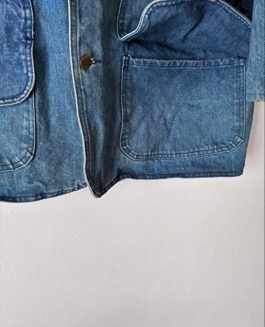 80's L.L.Bean デニムカバーオール　ハンティングジャケット　3WAY