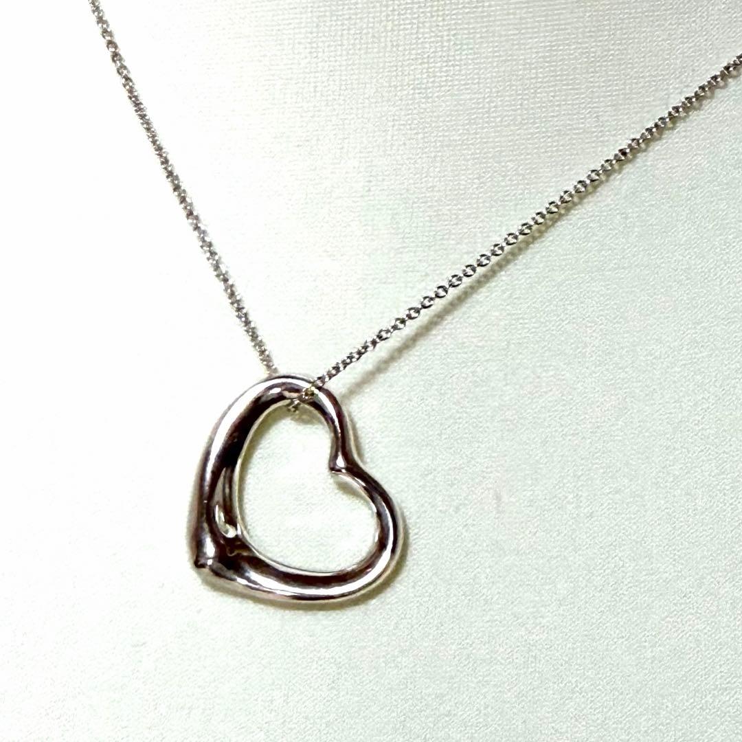 ★美品★Tiffany&co. ティファニー オープンハート ネックレス 925