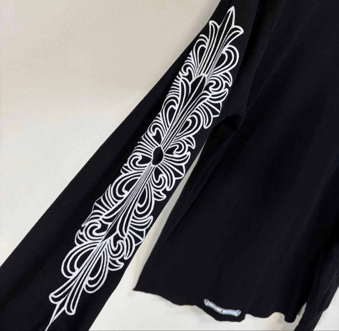 CHROME HEARTS フローラル サーマルロンTシャツ 長袖　クロムハーツ