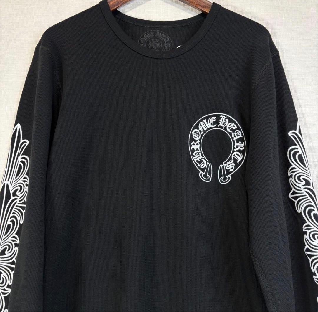 CHROME HEARTS フローラル サーマルロンTシャツ 長袖　クロムハーツ