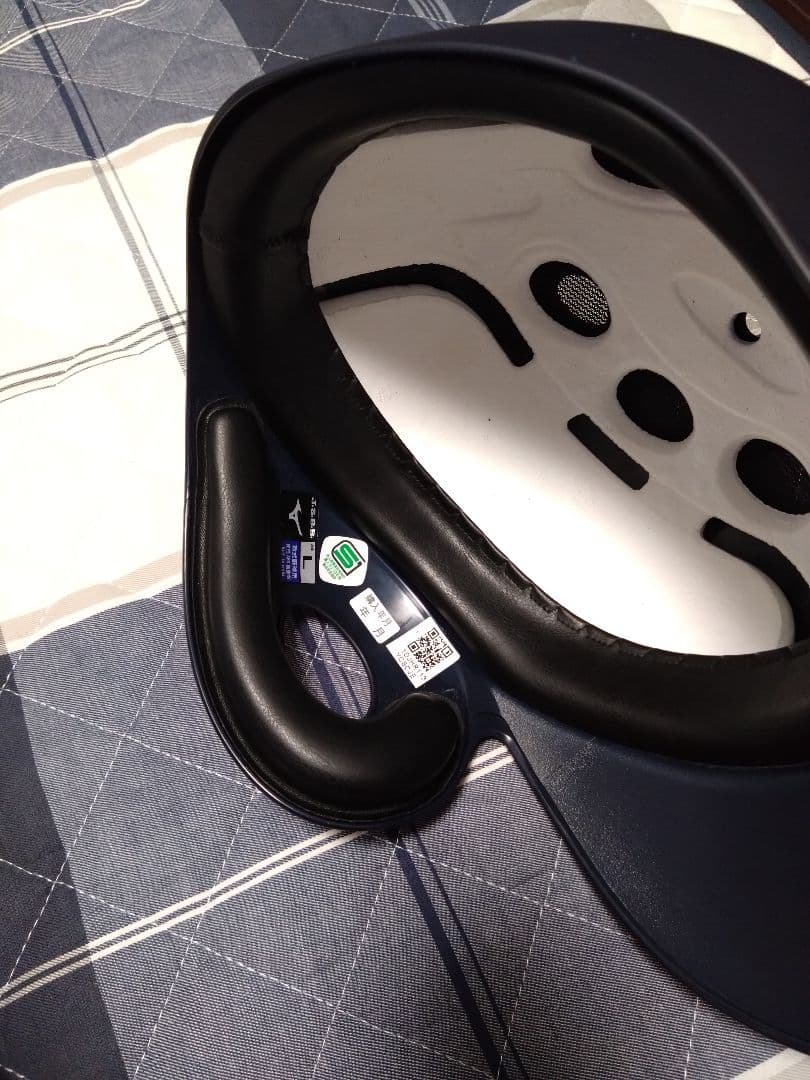 ミズノ 野球右打者用軟式艶消し片耳ヘルメット Lサイズ