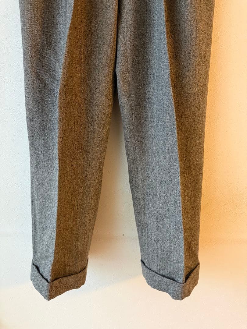 NEAT ワイドトラウザーズ　ヴィンテージフォックスツイード　サイズ48