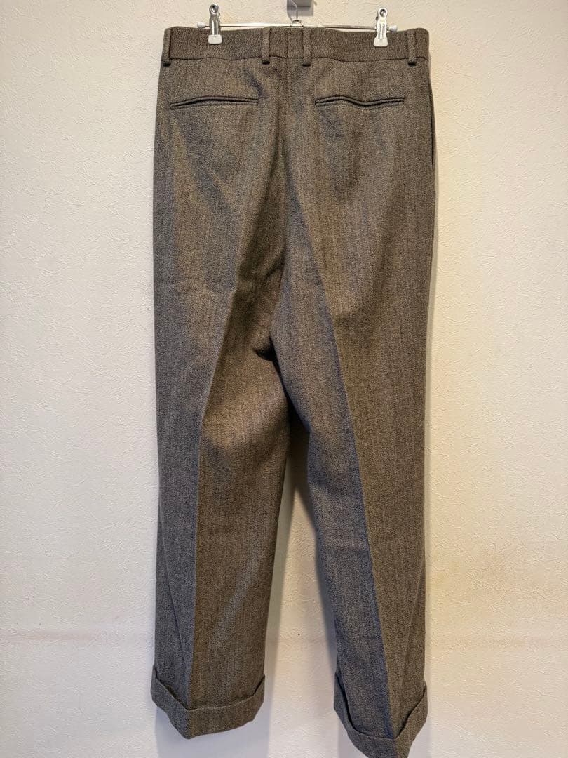 NEAT ワイドトラウザーズ　ヴィンテージフォックスツイード　サイズ48