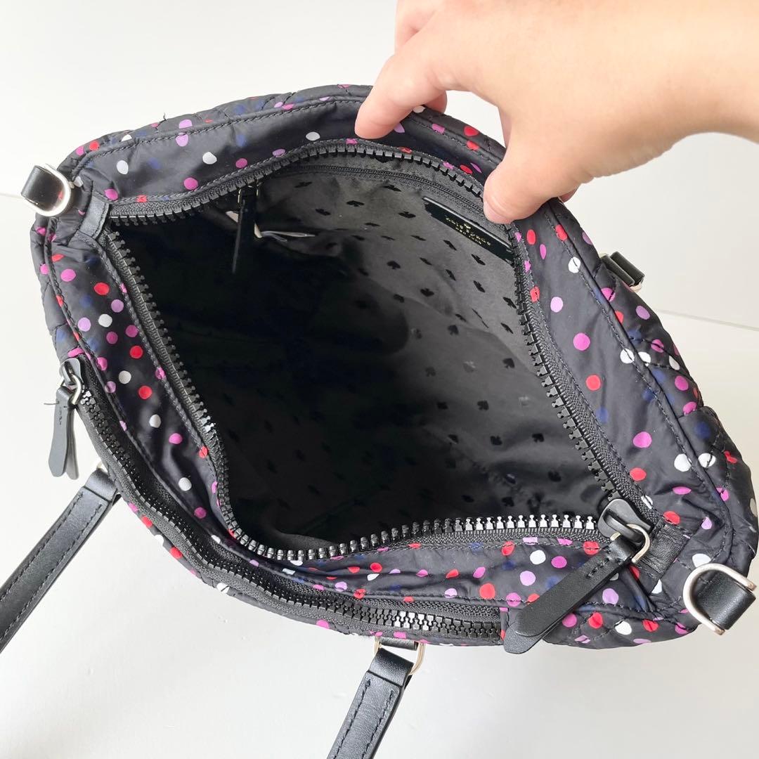 【ほぼ新品】kate spade トートバッグ キルティング ナイロン マザーズ