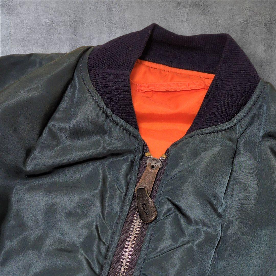 希少✨USA製 アルファインダストリーズ MA-1 ネイビー L 90s