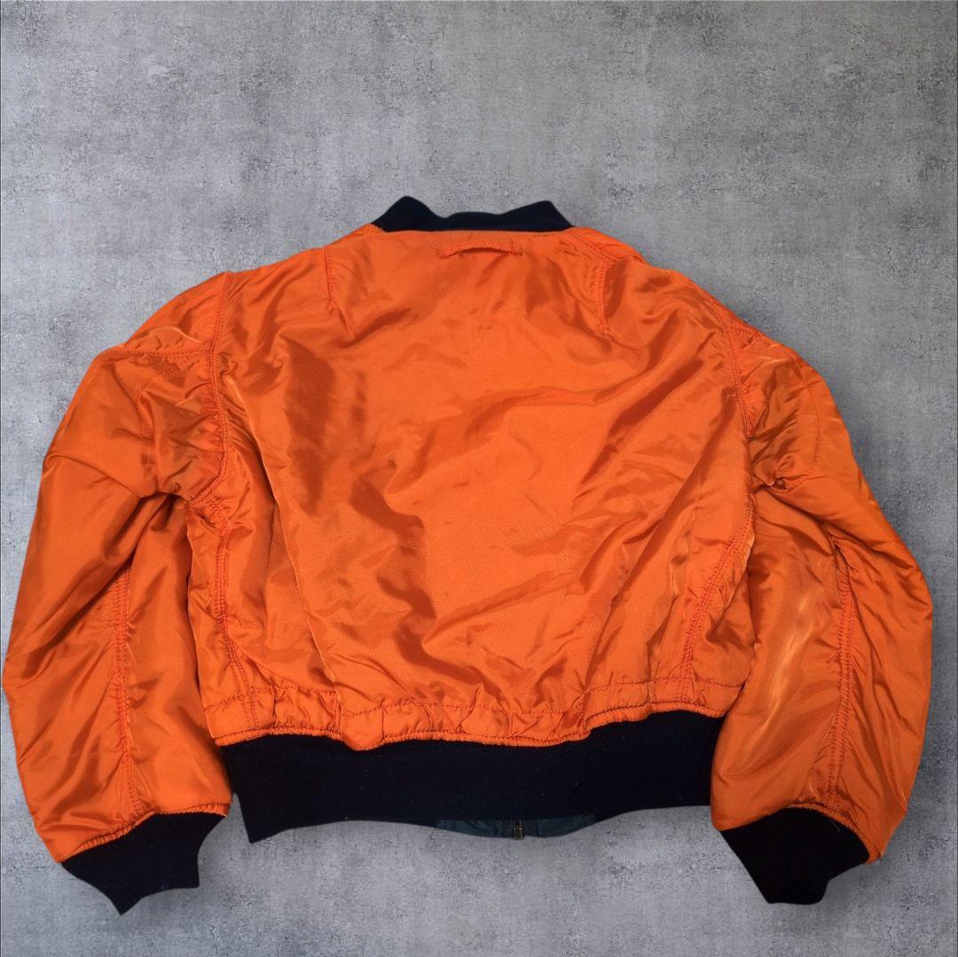 希少✨USA製 アルファインダストリーズ MA-1 ネイビー L 90s