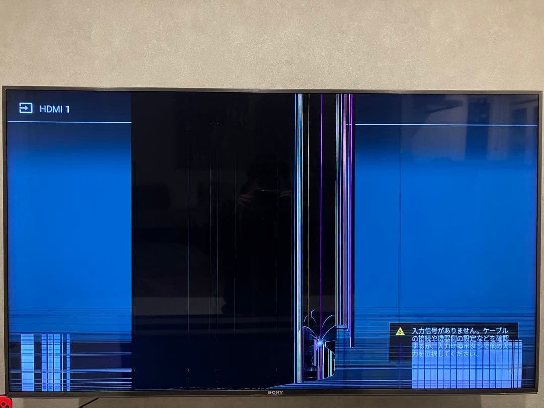 【ジャンク】BRAVIA KJ-49X9000F 液晶テレビ 本体リモコンセット