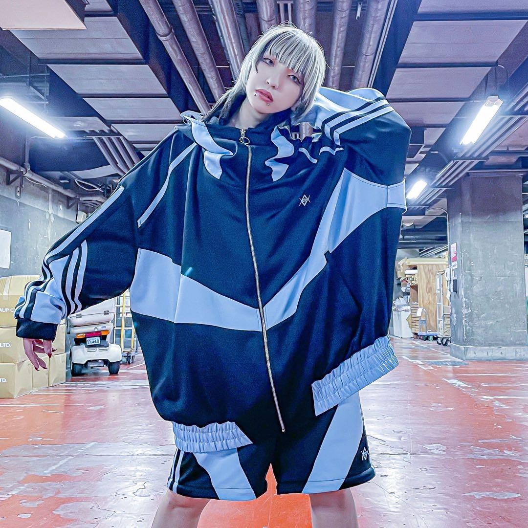 REFLEM BIG切替ジャージ パーカー