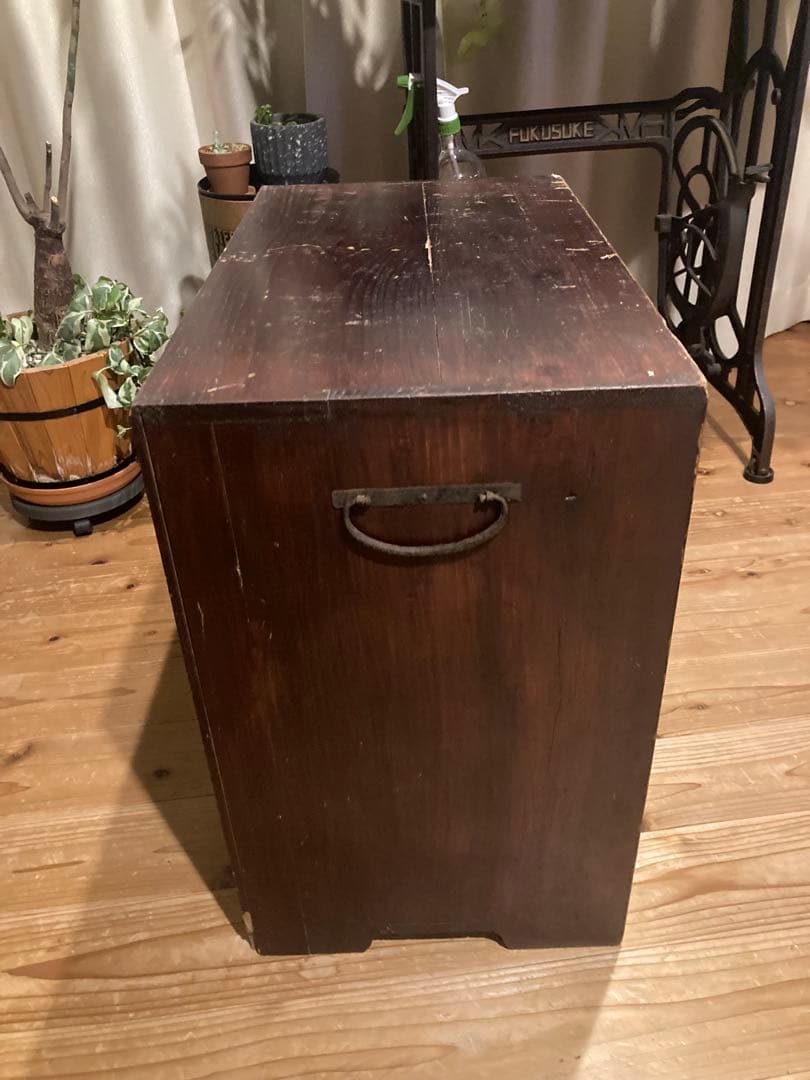 大正レトロ　時代和箪笥　5杯　チェスト　大正14年頃